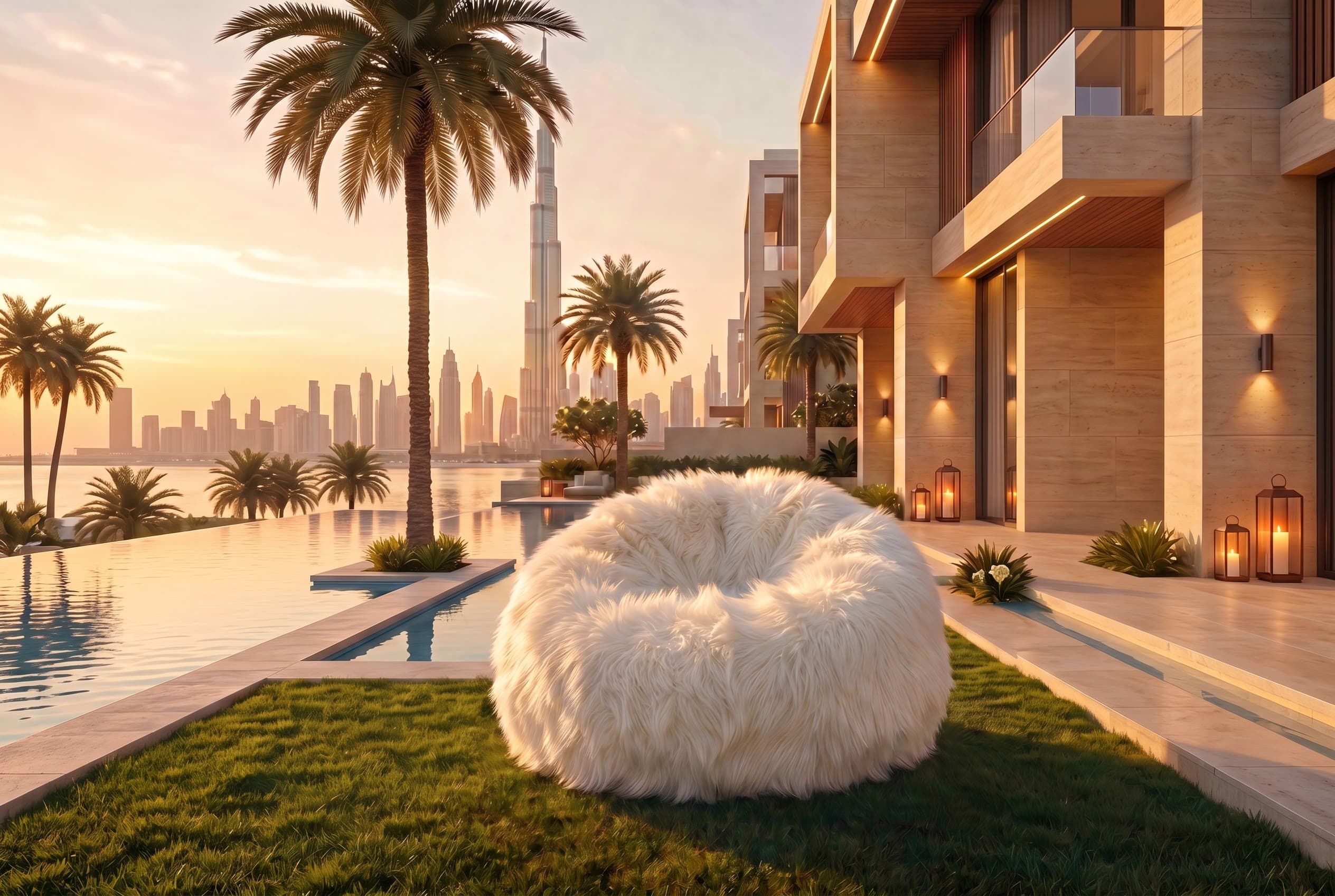 Lounge Bean Bag — Furniture & Interiors